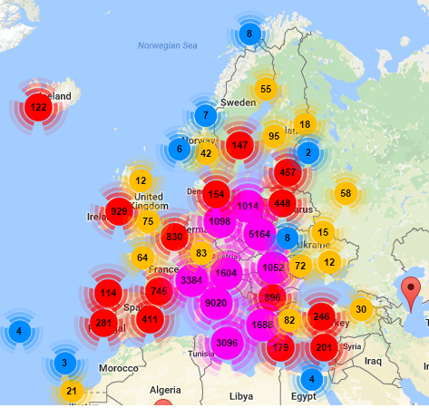 CodeWeek Maps