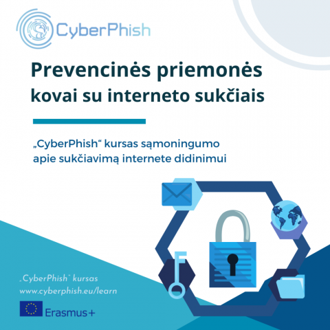 Projekto CyberPhish kurso skelbimas