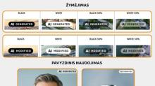 DI turinio žymėjimo reikalavimai