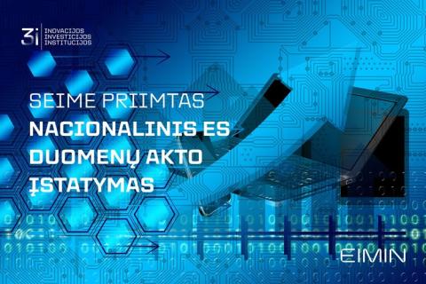 Priimtas Europos Sąjungos (ES) Duomenų akto įgyvendinimo įstatymas