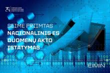 Priimtas Europos Sąjungos (ES) Duomenų akto įgyvendinimo įstatymas